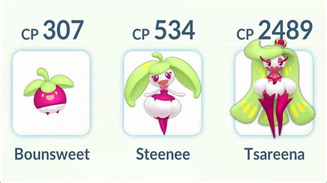 pokemon tsareena evolution.